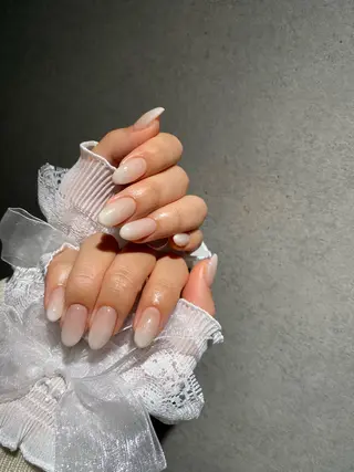 ネイル I-nailロング /ワンホン/キラキラのネイルデザイン