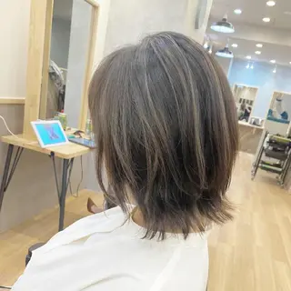 ミディアム カラー シャルミア ヘアのヘアスタイル