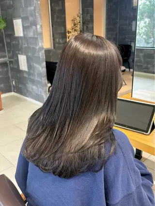 セミロング カラー 🤎柔らかモテカラー 🌟佐藤壮也🌟のヘアスタイル