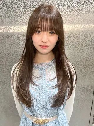 ロング カラー 尾崎隼大 レイヤー/ウルフのヘアスタイル
