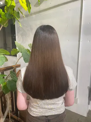 ロング くま‪‪🤍透明感 🎀ナチュラルカラーのヘアスタイル