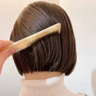 ショート 🧚🏻透明感カラー 🫧フウワのヘアスタイル