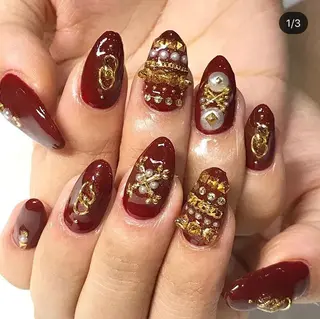 ネイル 渋谷／チップ長さ出し 👑アプレgel-xのネイルデザイン