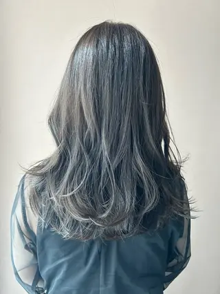 ロング カラー hubhair レイヤー/透明感のヘアスタイル