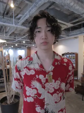 ミディアム パーマ yu maのヘアスタイル