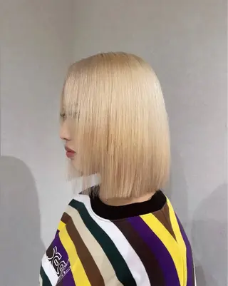カラー Mii. 内田萌々のヘアスタイル