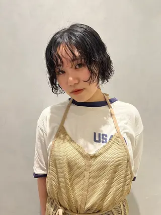 パーマ Keina/レイヤー /柔らかカラー🍀のヘアスタイル