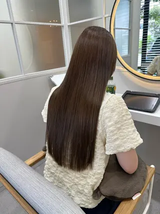 ロング 中島 結子のヘアスタイル