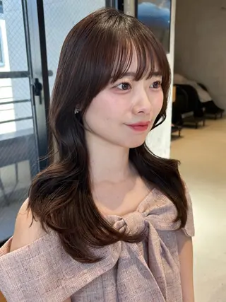 セミロング KAREN _KITEのヘアスタイル