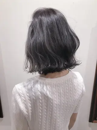 ミディアム カラー エクステ(レミー毛) NINEのヘアスタイル