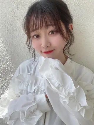 ヘアアレンジ m i k u n aのヘアスタイル