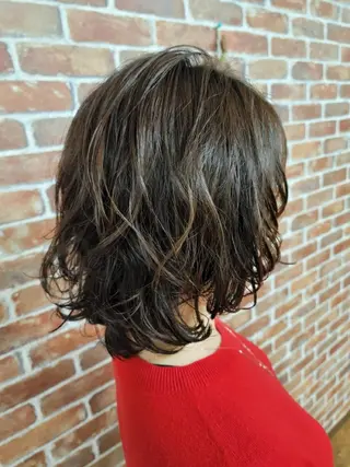 ミディアム パーマ 木村 純也のヘアスタイル