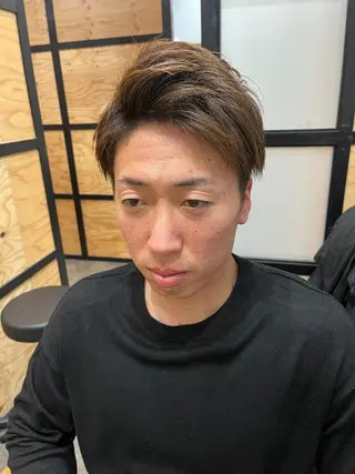 ショート カラー パーマ ヘアアレンジ メンズ キッズ ネイル マツエク・マツパ アイブロウ 久木原 ゆりのヘアスタイル