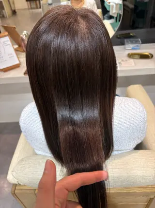 カラー 柿添 莉央のヘアスタイル
