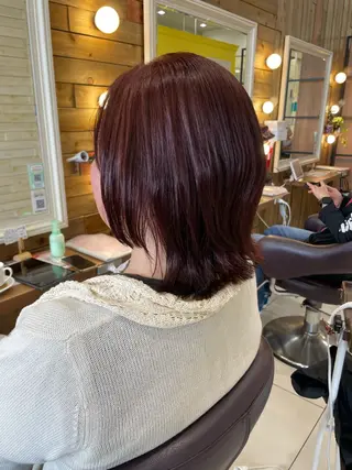 ミディアム 透明感color吉田 沙羅のヘアスタイル