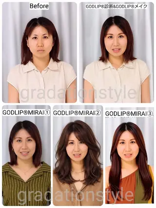 🎼グラデーション スタイル札幌♫*✧のマツエク・マツパデザイン
