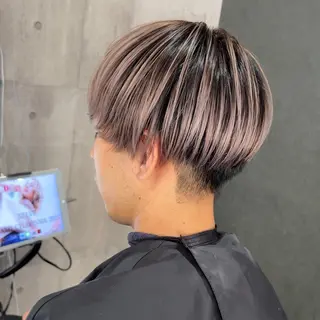 ショート メンズ縮毛矯正 🎖アジマ リョオのヘアスタイル