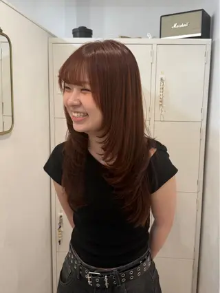 ロング カラー yutaka/透明感 カラー/髪質改善🤎のヘアスタイル
