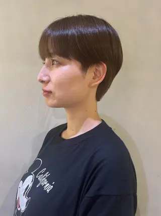 ショート カラー メンズ nishi fuyumiのヘアスタイル