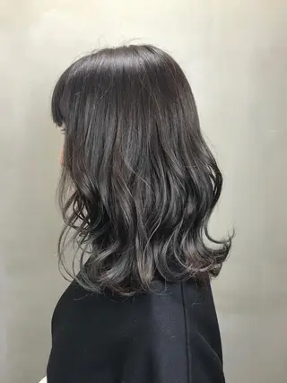 ミディアム カラー 【透明感、艶髪】西村 有司のヘアスタイル