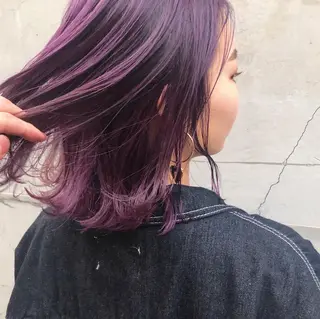 ミディアム カラー 山中 直輝のヘアスタイル