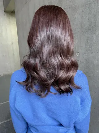 セミロング SNS撮影用 髪質改善モデル募集のヘアスタイル