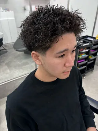 カラー パーマ メンズ 土岐/メンズ専門 パーマ特化美容師🌀のヘアスタイル