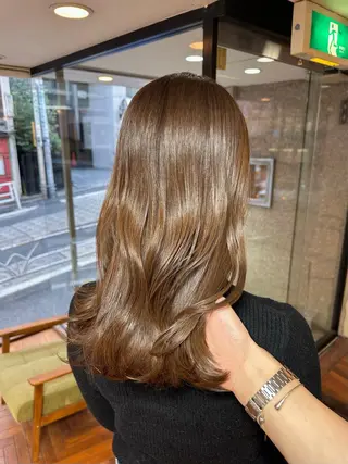 ミディアム カラー 矢野 晃平のヘアスタイル