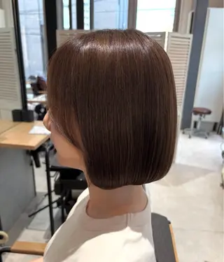 ショート konomi✧︎*。 /暖色カラー🍒のヘアスタイル