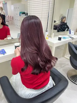 ミディアム カラー 💟RINNA 艶カラー💟のヘアスタイル
