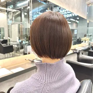 ショート カラー Misora/艶ボブ /まつパのヘアスタイル