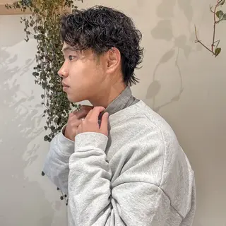 パーマ メンズ メンズ特化🏹カット パーマ/チヒロ🤍のヘアスタイル