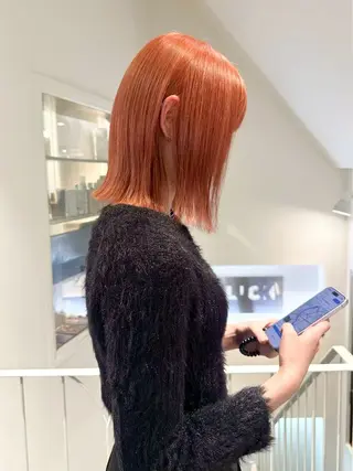 ミディアム nanami lucktokyoのヘアスタイル