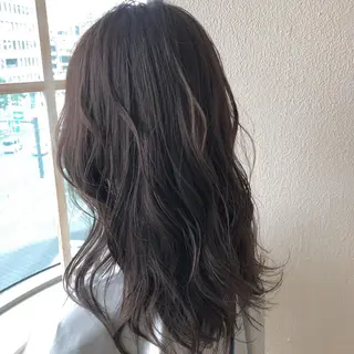 セミロング 🤎小顔レイヤー /ベージュ🤎友香のヘアスタイル