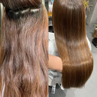 ロング 乾かすだけで艶髪酸性 ストレート髙橋悠耶のヘアスタイル