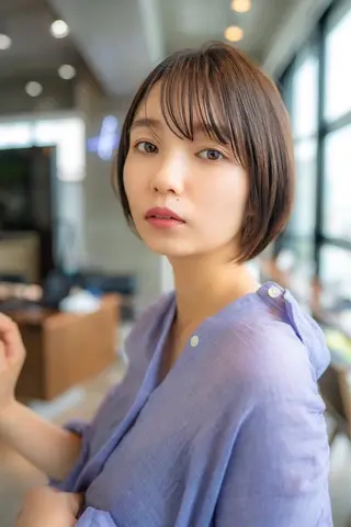 ショート カラー 🉐レイヤー/塩見 弘樹🉐渋谷のヘアスタイル
