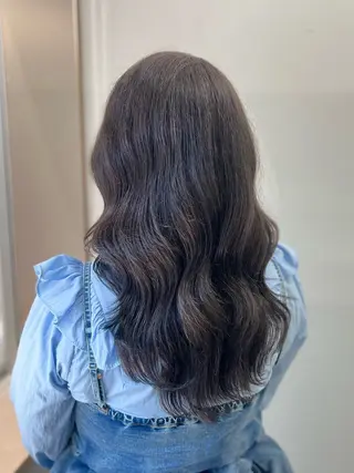 セミロング 🤍透明感カラー︎ 🤍YUURI🤍のヘアスタイル