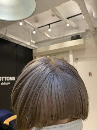 ショート カラー フレンチボブパーマ Yuukiのヘアスタイル