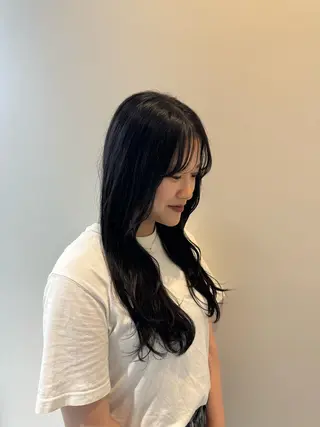 ロング カラー 京都河原町  前田 希歩のヘアスタイル