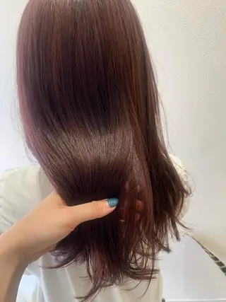 ロング カラー hubhair レイヤー/透明感のヘアスタイル