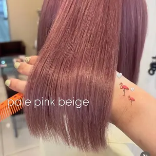ミディアム カラー 🦩ナツキ アレンジ クリーミーカラー🦩のヘアスタイル