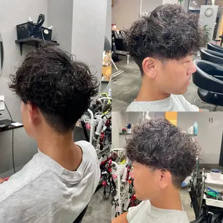 パーマ メンズ 🌹ミラクル美容師 🌹くっぽのヘアスタイル