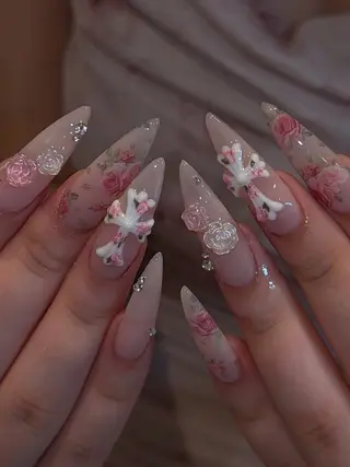 ネイル Sora nail 長さ出し専門店のネイルデザイン