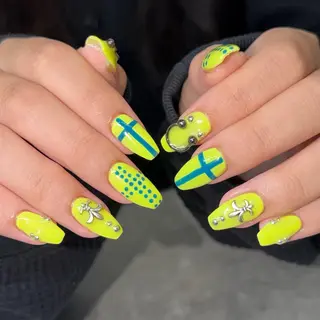 ネイル cocoro🖤 y2k/個性派ネイルのネイルデザイン