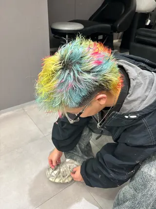 ショート カラー デザインカラー /rioのヘアスタイル