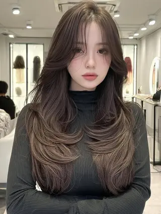 セミロング 髪質改善/メンズ👑 ネイリスト水町幸基のヘアスタイル
