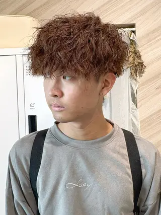 ショート パーマ メンズ メンズパーマ/カラー 中島 海のヘアスタイル
