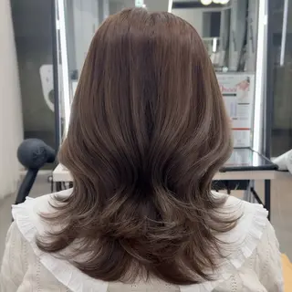ミディアム yuna 💕ボブ ・透明感カラー💕のヘアスタイル