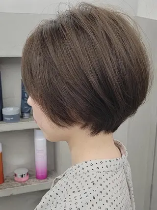 ショート 代表/淀屋/髪質改善 ダメージレスカラー✨のヘアスタイル