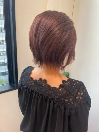 ショート カラー 美谷添（ミヤゾエ） まどか大人ヘアサロンのヘアスタイル